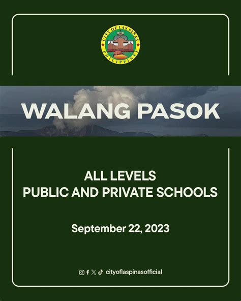 WALANG PASOK Abiso Las Piñero .